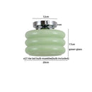 GobekUsa Creamy Glass Iron LED Ceiling Light - Modern Indoor Lighting Fixtures