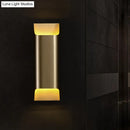 GobekUsa Golden Flush Wall Sconce - Modern Metal Wall Light for Stairs