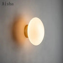 GobekUsa Golden Glass Ball Wall Lamp Sconces for Modern Home Decoration