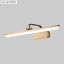 GobekUsa Modern LED Vanity Sconce Light with Brass Accents - Streamlined Wall Lighting