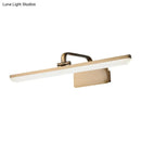 GobekUsa Modern LED Vanity Sconce Light with Brass Accents - Streamlined Wall Lighting