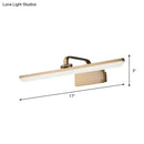 GobekUsa Modern LED Vanity Sconce Light with Brass Accents - Streamlined Wall Lighting