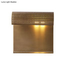 GobekUsa Sleek Brass Wall Sconce: Scrolled Design, Wall Mounted, 1-Bulb, Ideal for Bedroom Lighting