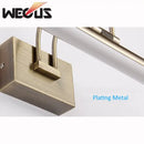 GobekUsa Brushed Bronze Led Bathroom Vanity Light for Over Mirror Cabinet