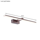 GobekUsa Contemporary Metallic LED Wall Mount Light Fixture - Tubular Vanity Lighting in Warm/White Light, 16.5"/20.5" L