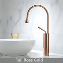 GobekUsa Brushed Gold Brass & Marble Bathroom Sink Faucet