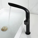 GobekUsa Brushed Gold Basin Faucet - Brass Single Handle Bathroom Mixer Tap