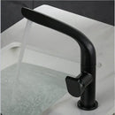 GobekUsa Brushed Gold Basin Faucet - Brass Single Handle Bathroom Mixer Tap