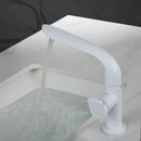 GobekUsa Brushed Gold Basin Faucet - Brass Single Handle Bathroom Mixer Tap