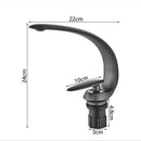 GobekUsa Brushed Gold Basin Faucet - Single Handle Bathroom Sink Faucet