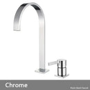 GobekUsa Brushed Gold Basin Faucet Single Handle Widespread Bathroom Sink Mixer Tap