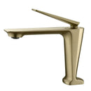 GobekUsa Brushed Gold Basin Faucet - Hot/Cold Sink Tap - Deck Mount Mixer