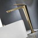 GobekUsa Brushed Gold Basin Faucet - Hot/Cold Sink Tap - Deck Mount Mixer