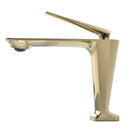 GobekUsa Brushed Gold Basin Faucet - Hot/Cold Sink Tap - Deck Mount Mixer