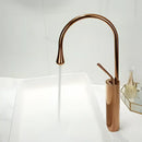 GobekUsa Brushed Gold Basin Faucet Hot Cold Swivel Sink Water Crane