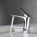 GobekUsa Brushed Gold Bathroom Basin Faucet - Single Hole Water Mixer Crane