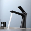 GobekUsa Brushed Gold Bathroom Basin Faucet - Single Hole Water Mixer Crane