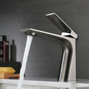 GobekUsa Brushed Gold Bathroom Basin Faucet - Single Hole Water Mixer Crane