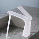 GobekUsa Brushed Gold Bathroom Basin Faucet - Single Hole Water Mixer Crane