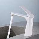 GobekUsa Brushed Gold Bathroom Basin Faucet - Single Hole Water Mixer Crane