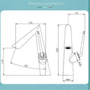 GobekUsa Brushed Gold Basin Faucet - Rose Gold Bathroom Sink Mixer Tap