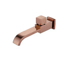GobekUsa Brushed Gold In-Wall Basin Faucet Set with Cold Water Only Tap