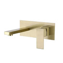 GobekUsa Brushed Gold Basin Faucet Set Blanoir SS Mixer Tap Combination.