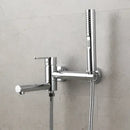 GobekUsa Brushed Gold Bathtub Shower Set, Wall Mounted Rotatable Faucet Industries