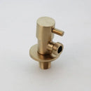GobekUsa Brushed Gold Bidet Faucet Hand Spray Wall Mounted Dual Water Way Mixer