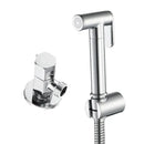 GobekUsa Brushed Gold Bidet Sprayer Kit with Copper Valve Set and Shattaf Shower Head