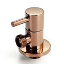 GobekUsa Brushed Gold Bidet Sprayer Kit with Copper Valve Set and Shattaf Shower Head