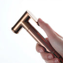 GobekUsa Brushed Gold Bidet Sprayer Kit with Copper Valve Set and Shattaf Shower Head