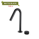 GobekUsa Brass Basin Faucet Brushed Gold Double Bracket Two Holes Hot Cold Mixer