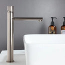 GobekUsa Brushed Gold Brass Bathroom Basin Faucet - Deck Mounted Sink Tap