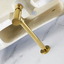 GobekUsa Brass Basin Wast Drain P-trap for Bathroom Sink - Black/Brushed Gold/Chrome