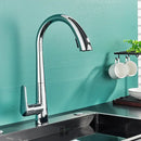 GobekUsa Brushed Gold Gourmet Kitchen Faucet with Flexible Pull Out Mixer Tap