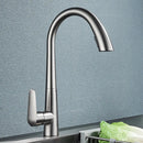 GobekUsa Brushed Gold Gourmet Kitchen Faucet with Flexible Pull Out Mixer Tap