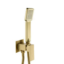 GobekUsa Hand Bidet Sprayer Kit Brushed Gold Shattaf Shower Head Copper Valve