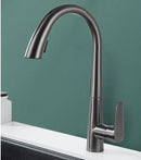 GobekUsa Brushed Gold Kitchen Sink Faucet with Pull Out Spring Spout