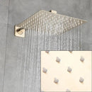 GobekUsa Brushed Gold Rainfall Shower Set with Single Handle Wall Mounted Mixer