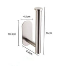 Modern brushed gold stainless steel toilet paper holder kitchen rack by Decorbites