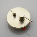 GobekUsa Brush Gold Bathroom Shower Tub Faucet Wall Mount Golden Plated Mixer Tap