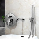 GobekUsa Brush Gold Bathroom Shower Tub Faucet Wall Mount Golden Plated Mixer Tap