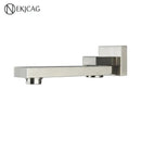 GobekUsa Brushed Gold Wall Mounted Basin Faucet with Rotating Mixer
