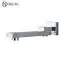 GobekUsa Brushed Gold Wall Mounted Basin Faucet with Rotating Mixer