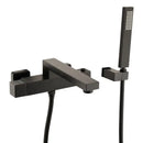 GobekUsa Brushed Gold Wall Mounted Waterfall Bathtub Shower Set Mixer Tap