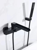 GobekUsa Brushed Gold Wall Mounted Waterfall Bathtub Shower Set Mixer Tap