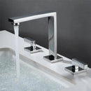 GobekUsa Brushed Gold Waterfall Basin Faucet - Antique Brass Bathroom Sink Faucet