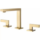 GobekUsa Brushed Gold Waterfall Basin Faucet - Antique Brass Bathroom Sink Faucet