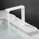 GobekUsa Brushed Gold Waterfall Basin Faucet - Antique Brass Bathroom Sink Faucet